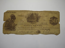 Load image into Gallery viewer, $.50 1861 Winchester Virginia VA Obsolete Currency Bank Note Bill Corp. of Win.