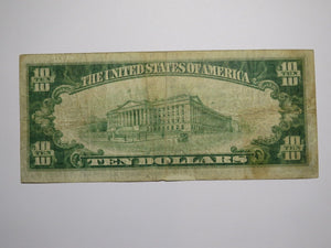 $10 1929 Pottsville Pennsylvania National Currency Bank Note Bill Ch. #1663 FINE