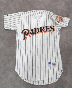 1992 Jose Valentin San Diego Padres Game Used Worn Issued MLB Baseball Jersey!