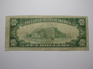 $10 1929 Bayside New York National Currency Bank Note Bill Charter #13334 FINE