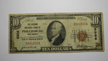 Load image into Gallery viewer, $10 1929 Phillipsburg New Jersey NJ National Currency Bank Note Bill Ch. #5556