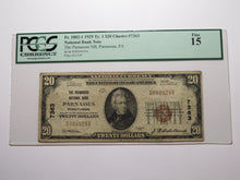 Load image into Gallery viewer, $20 1929 Parnassus Pennsylvania National Currency Bank Note Bill Ch. #7363 PCGS