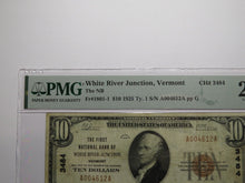 Load image into Gallery viewer, $10 1929 White River Junction Vermont National Currency Bank Note Bill #3484 PMG