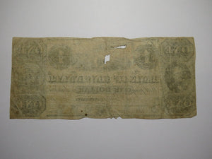 $1 18__ Cincinnati Ohio OH Obsolete Currency Note Bill Remainder Bank of Cincy