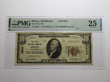 Load image into Gallery viewer, $10 1929 Minco Oklahoma OK National Currency Bank Note Bill Ch.#8644 VF25 PMG