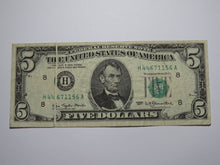 Load image into Gallery viewer, $5 1977 Gutter Fold Error Federal Reserve Bank Note Currency Bill FINE+