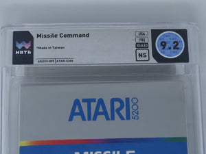 New Missile Command Sealed Atari 5200 Video Game Wata Graded 9.2 Seal 1982!