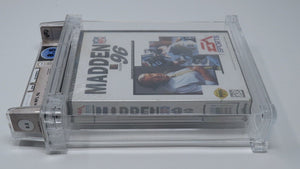 Madden '96 NFL Football Sega Genesis Factory Sealed Video Game Wata Graded 8.5