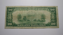 Load image into Gallery viewer, $20 1929 Steward Illinois IL National Currency Bank Note Bill Charter #6543 VF!