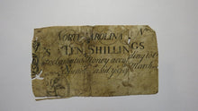 Load image into Gallery viewer, 1754 Ten Shillings North Carolina NC Colonial Currency Note Bill! 10s RARE