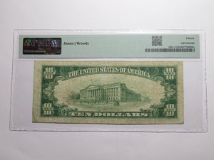 $10 1929 Crosby Minnesota MN National Currency Bank Note Bill Ch. #9838 F15 PMG