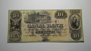 $10 18__ New Orleans Louisiana Obsolete Currency Bank Note Remainder Bill! Canal