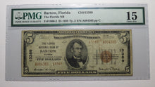 Load image into Gallery viewer, $5 1929 Bartow Florida FL National Currency Bank Note Bill Ch. #13389 F15 PMG