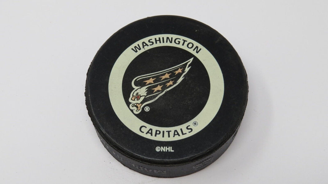 2000-02 Washington Capitals Official Bettman NHL Game Puck Not Used