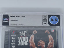 Load image into Gallery viewer, WWF War Zone Wrestling Sony Playstation PS1 Factory Sealed Video Game Wata 8.5