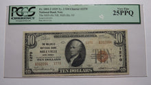 Load image into Gallery viewer, $10 1929 Millville New Jersey NJ National Currency Bank Note Bill #1270 VF! PCGS