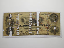 Load image into Gallery viewer, $3 1861 Williamsburgh New York Obsolete Currency Bank Note Bill The City Bank!