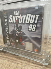 Load image into Gallery viewer, NBA Shootout &#39;98 Sony Playstation Factory Sealed Video Game Wata 8.5 Graded 1998