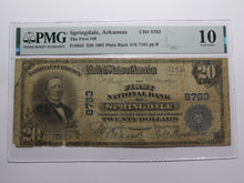 Load image into Gallery viewer, $20 1902 Springdale Arkansas AR National Currency Bank Note Bill Ch. #8763 VG10