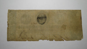 $100 1863 Milledgeville Georgia GA Obsolete Currency Bank Note Bill! State of GA