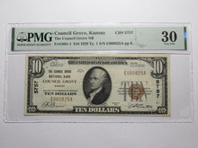 Load image into Gallery viewer, $10 1929 Council Grove Kansas KS National Currency Bank Note Bill Ch. #5757 VF30