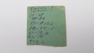 November 10, 1971 New York Rangers Vs. Los Angeles Kings NHL Hockey Ticket Stub