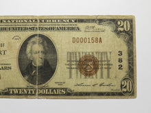 Load image into Gallery viewer, $20 1929 Brockport New York NY National Currency Bank Note Bill Charter #382 VG