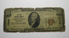 Load image into Gallery viewer, $10 1929 Minotola New Jersey NJ National Currency Bank Note Bill Ch. #10440 RARE