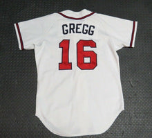 Load image into Gallery viewer, 1988 Tommy Gregg Atlanta Braves Game Used Worn MLB Baseball Jersey! Good Use!