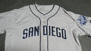 2012 John Baker San Diego Padres Game Used Worn MLB Baseball Jersey! Rare Style!