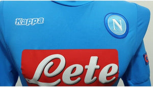 2016-17 Kalidou Koulibaly Napoli Match Used Worn UCL Soccer Shirt Game Jersey