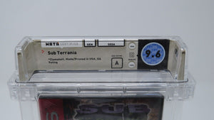 Sub Terrania Sega Genesis Factory Sealed Video Game Wata Graded 9.6 A Seal