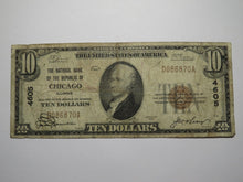 Load image into Gallery viewer, $10 1929 Chicago Illinois IL National Currency Bank Note Bill Charter #4605