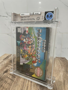 New Super Mario Kart Super Nintendo Factory Sealed Video Game! Wata Graded 1992