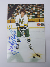 Load image into Gallery viewer, Jordy Douglas Minnesota North Stars Signed Autographed Original NHL 5X3 Photo