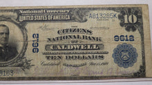 Load image into Gallery viewer, $10 1902 Caldwell New Jersey NJ National Currency Bank Note Bill #9612 FINE PCGS