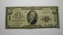 Load image into Gallery viewer, $10 1929 Cape May Court House New Jersey National Currency Bank Note Bill #7945