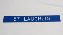 Load image into Gallery viewer, 1986 Jim Laughlin Los Angeles Rams Game Used NFL Locker Room Nameplate! Ohio St.