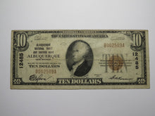 Load image into Gallery viewer, $10 1929 Albuquerque New Mexico NM National Currency Bank Note Bill #12485 FINE+