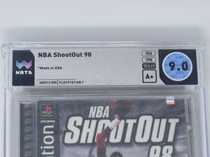 NBA Shootout '98 Sony Playstation Factory Sealed Video Game Wata 9.0 A+ 1998