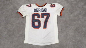 1988 Fred DeRiggi Syracuse Orange Game Used Worn Football Jersey NCAA Hammered!