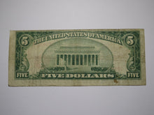 Load image into Gallery viewer, $5 1929 Derby Connecticut CT National Currency Bank Note Bill #1098 Birmingham