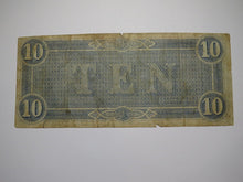 Load image into Gallery viewer, $10 1864 Richmond Virginia VA Confederate Currency Bank Note Bill RARE T68 Good!