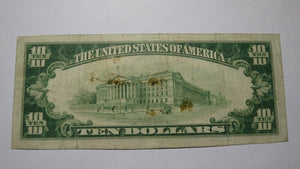 $10 1929 Mercer Pennsylvania PA National Currency Bank Note Bill #2256 FINE!