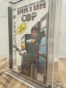 New Virtua Cop Sega Saturn Factory Sealed Video Game Wata 9.8 Graded Virtual CD