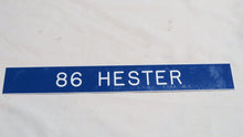 Load image into Gallery viewer, 1995 Jessie Hester St. Louis Rams Game Used NFL Locker Room Nameplate! Raiders