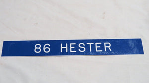 1995 Jessie Hester St. Louis Rams Game Used NFL Locker Room Nameplate! Raiders