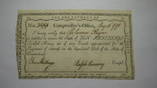 Load image into Gallery viewer, 1791 10 Shillings CT Comptrollers Office Colonial Currency Ralph Pomeroy Signed