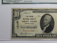 Load image into Gallery viewer, $10 1929 Jersey Shore Pennsylvania National Currency Bank Note Bill #13197 VF25