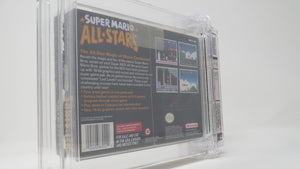 Original Super Mario All Stars Super Nintendo Sealed Video Game Wata Graded 7.0 